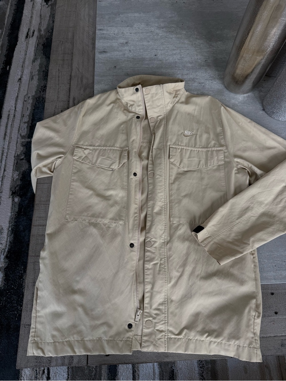 Nike Men’s Light Beige Military Field Jacket